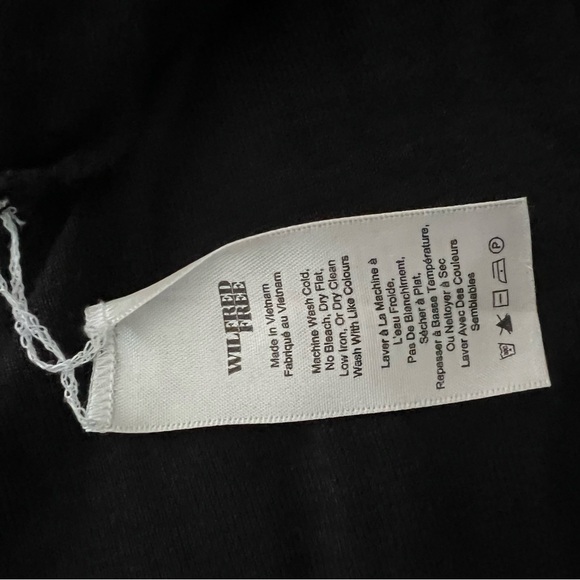 Aritzia Black Wrap Dress, M - Picture 3 of 6